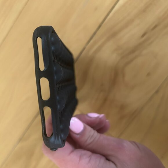 for iPhone 6 / 6S - Soft Silicone Rubber Skin Case Cover Black Cat Kitty Whisker - Picture 4 of 6